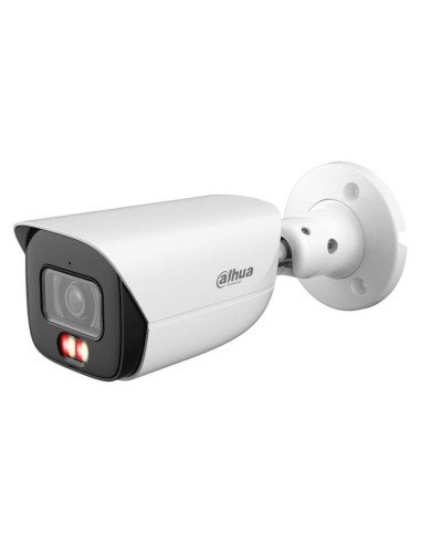 Dahua Ipc-hfw3449e-s-il-0280b Tubular Ip H265 4m Wdr Iluminación Dual Led50m/ir50m 2.8mm Ip67 Poe Sd Mic Ai