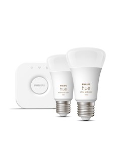 Bombilla  Philips Hue White And Color Ambiance Kit De... 2