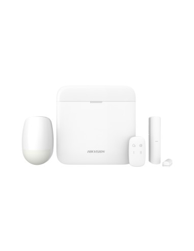 Kit Axpro 868mhz 64 Zonas Hikvision Panel + Detector + Mando + Contacto