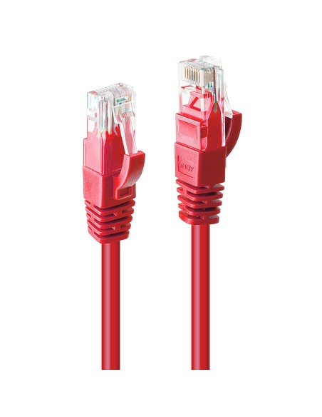 Lindy 48032 Cable De Red Rojo 1 M Cat6 U/utp (utp)