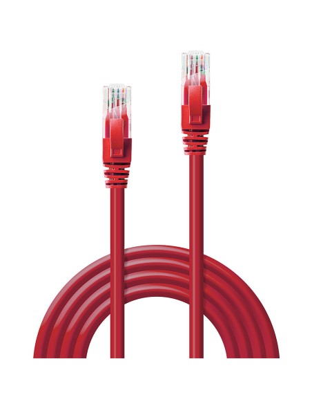 Lindy 48032 Cable De Red Rojo 1 M Cat6 U/utp (utp)