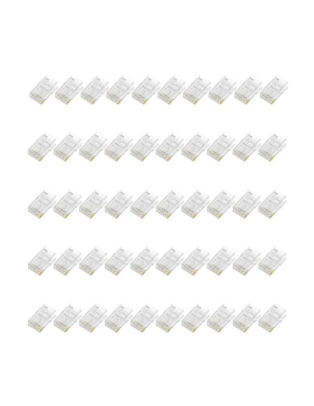 Aisens Pack De 50 Conectores Rj45 8 Hilos Cat.6 Awg24