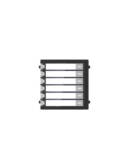 Hikvision Módulo De 6 Timbres Para Panel Exterior Estación De Puerta Modular Videoportero Serie Kd8