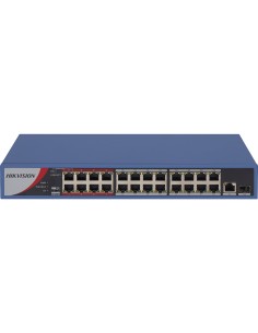 Switch Hikvision 24 Puertos Poe 10/100m Rj45, 1 Puerto...