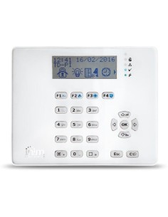 Inim Aria-w Teclado Lcd Vía Radio. 4 Leds De...