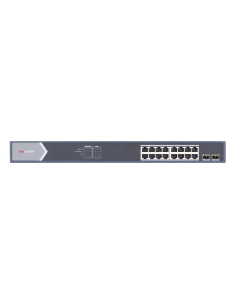Switch 16 Puertos Poe+ 10/100/1000 Mbps 2 Puertos Sfp...