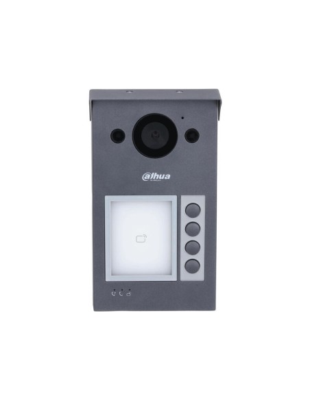 Dahua Vto3312q-p Estación Exterior Para Videoportero Ip 2-hilos Poe Con Cámara 2mp Ip65 Ik08 Mifare 125º