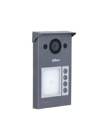 Dahua Vto3312q-p Estación Exterior Para Videoportero Ip 2-hilos Poe Con Cámara 2mp Ip65 Ik08 Mifare 125º