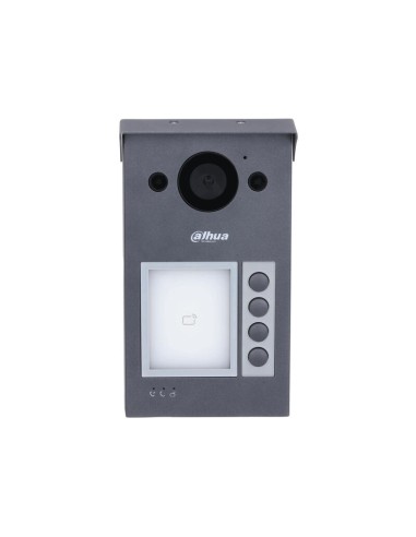 Dahua Vto3311q-wp Estación Exterior Para Videoportero Ip Wifi Poe Con Cámara 2mp Ip65 Ik08 Mifare 125º