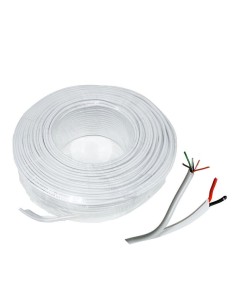 Bobina 100 M De Cable De Alarma Siamés De 8 Hilos ( 6 X...