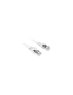 Cable De Red Sharkoon Cat.6/cat.6  Blanco 0,25 M Cat6...