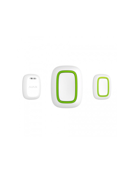 Ajax Button-wh Ajax Button. Botón De Pánico Inalámbrico. Color Blanco