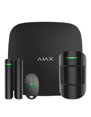 Ajax Starterkit-bl Ajax Starterkit Negro. Hub + Motionprotect + Doorprotect + Spacecontrol