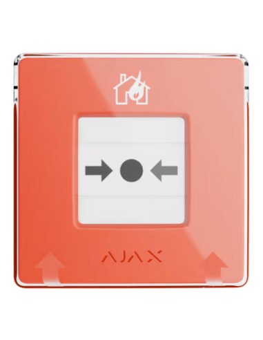 Ajax Manualcallpoint-r Ajax Manual Call Point. Pulsador Incendio Inalámbrico. Color Rojo