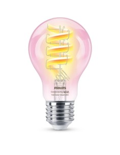 Bombilla Wiz Philips Smart Wifi Filament Clear A60 E27...