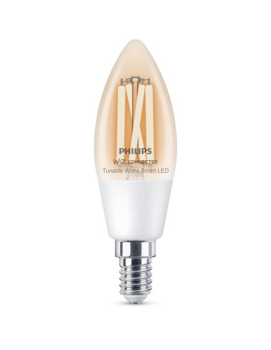 Philips Smart Vela Con Filamento Transparente 4,9 W (equiv. 40 W) C35 E14