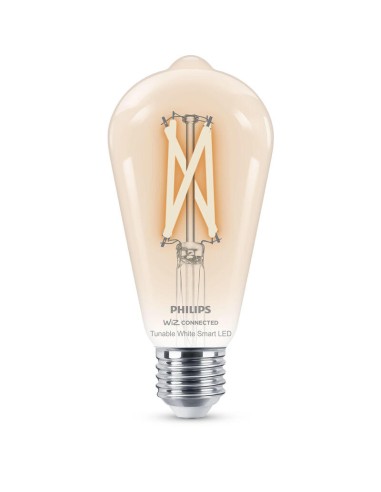 Philips Smart Bombilla Con Filamento Transparente 7 W (equiv. 60 W) St64 E27