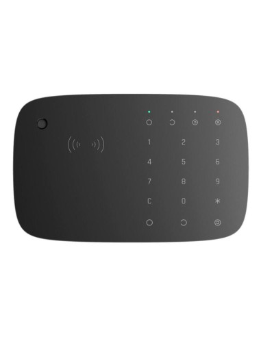 Ajax Keypad-combi-bl Ajax Keypad Combi. Teclado Táctil Inalámbrico Con Sirena Compatible Con Tarjetas Y Mandos Cifrados. Co...