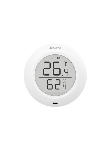 Ezviz T51c Interior Sensor De Temperatura Y Humedad Independiente Inalámbrico