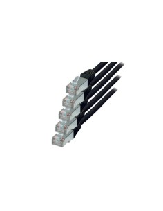 S-conn Cat.6 S/ftp 0.25 M Cable De Red Negro 0,25 M Cat6...
