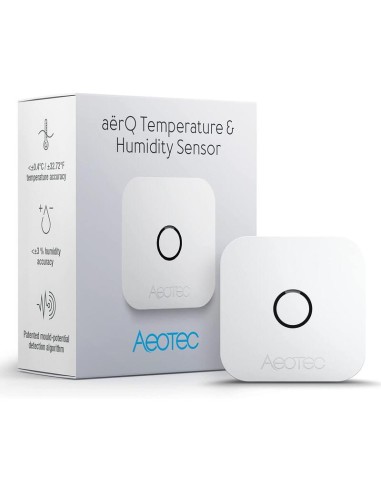Sensor De Temperatura Y Humedad Aeotec Aërq, Z-wave Plus
