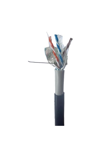 Gembird Cat6 Ftp Lan Gel Filled Outdoor Cable Solid 305m Black