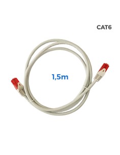 Cable Utp Cat.6 Latiguillo Rj45 Cobre Lszh Gris 1,5m