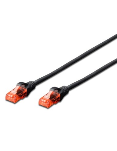 Cable Red Ewent Rj45 Utp Cat6 2m Negro