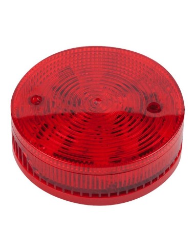 Teletek Sf100rsst Sirena De Incendio Interior De Montaje En Pared, Con Luz Estroboscópica. En54. Rojo