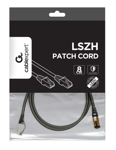 Gembird Cable De Red S/ftp Cat. 8 Lszh Negro...