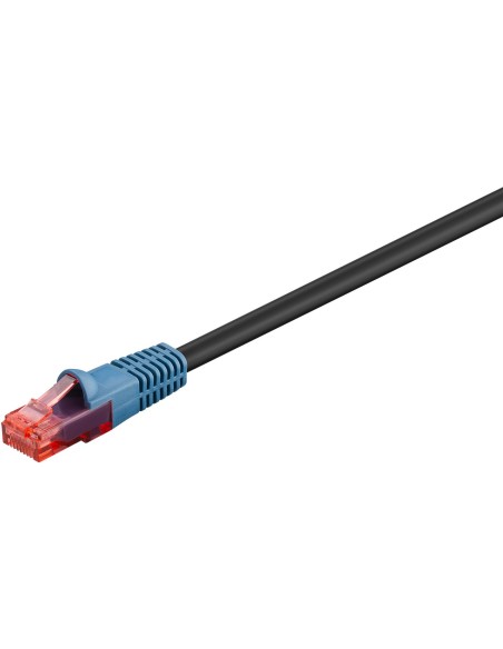 Goobay Cat 6 Latiguillo Exterior U/utp 94389 10 M, Negro