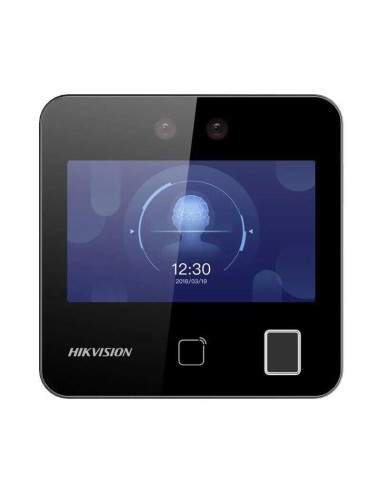 Terminal De Control De Acceso Y Presencia Reconocimiento Facial Huella Contraseña Y Tarjetas Mifare Hikvision