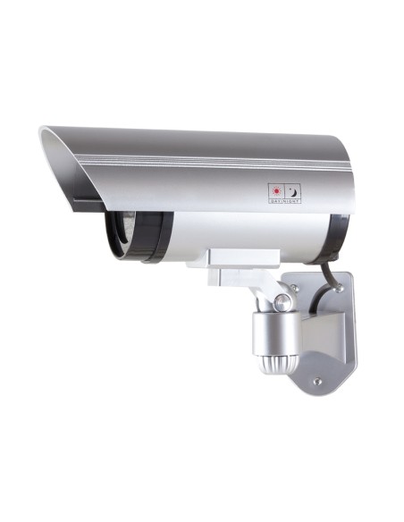 Logilink Sc0204 Cámara De Seguridad Ficticia Bala Plata