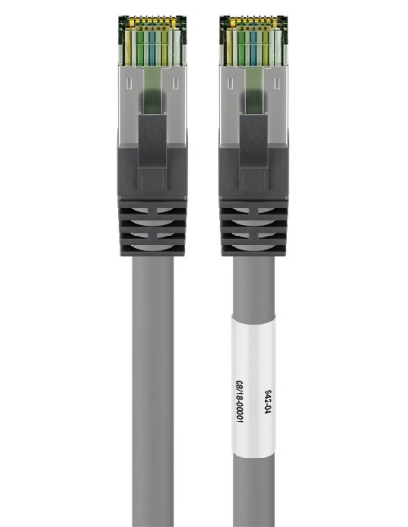 Goobay Cable De Red Cat 8.1, S/ftp (pimf) 5 M, Gris 55139