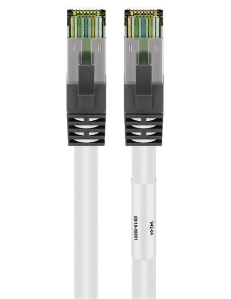 Goobay Cable De Red Cat8.1 S/ftp (pimf) Blanco , 25cm