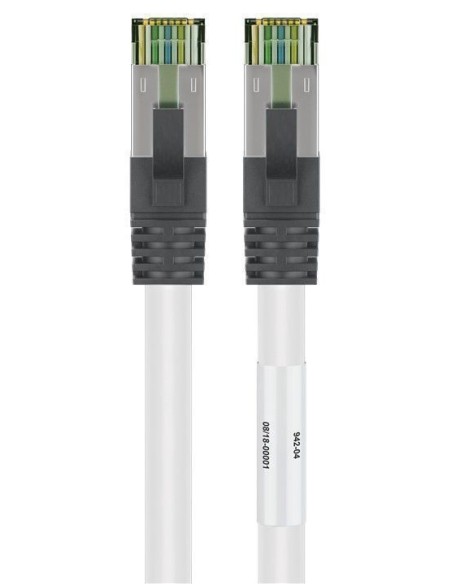Goobay Cable De Red Cat8.1 S/ftp (pimf) Blanco , 25cm