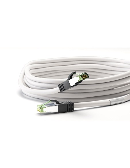 Goobay Cable De Red Cat8.1 S/ftp (pimf) Blanco , 25cm