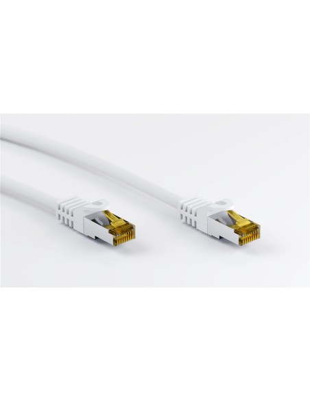 Goobay Rj-45 Cat7 5m Cable De Red S/ftp (s-stp) Blanco