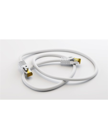 Goobay Rj-45 Cat7 5m Cable De Red S/ftp (s-stp) Blanco