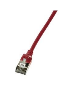 Logilink Patchkabel Cat6a Stp Tpe Slimline Rot 3,0m