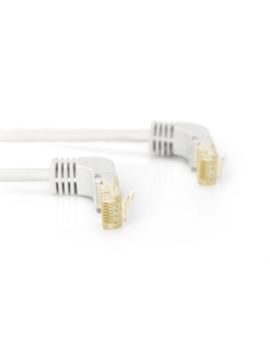 Cat 6a S/ftp Patch Cord 90 Deg Cabl Plug Cu...