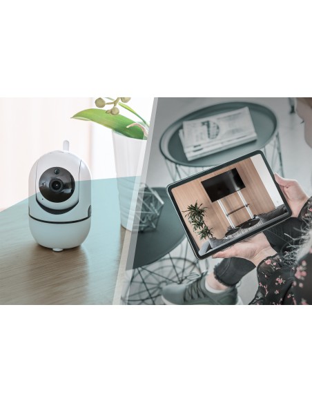 Digitus Cámara Interior Pt Full Hd Inteligente Con Auto-tracking, Wifi Y Control De Voz