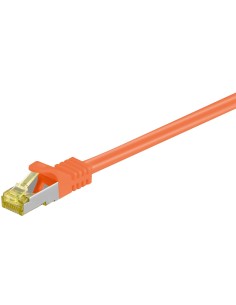Goobay Rj-45 Cat7 1m Cable De Red Naranja S/ftp (s-stp)