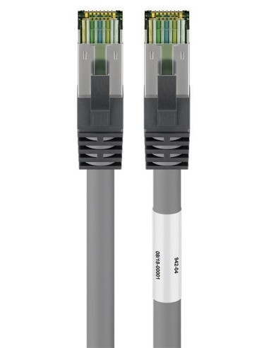 Latiguillo Cat 8.1, S/ftp (pimf), 25 M, Gris, Lszh Goobay