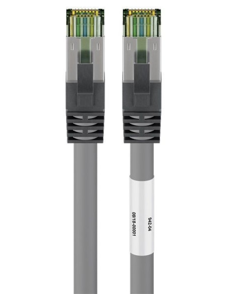 Latiguillo Cat 8.1, S/ftp (pimf), 25 M, Gris, Lszh Goobay