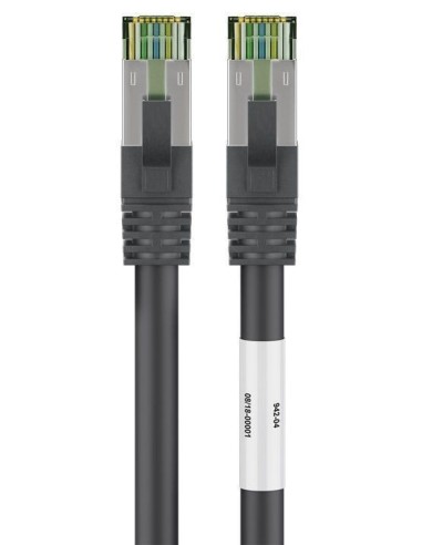 Latiguillo Cat 8.1, S/ftp (pimf), 10 M, Negro,...