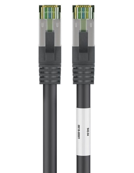 Latiguillo Cat 8.1, S/ftp (pimf), 10 M, Negro, Lszh