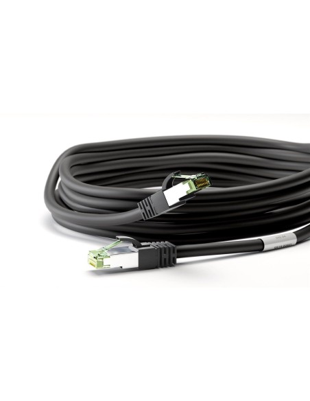 Latiguillo Cat 8.1, S/ftp (pimf), 10 M, Negro, Lszh