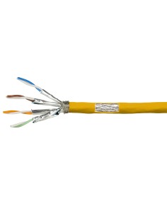 Bobina Cat 7a S-ftp   50m Instalacion Amarillo Awg23 B2ca