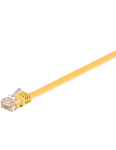 Cable Goobay Rj-45 Cat6 0.5m De Red Amarillo...